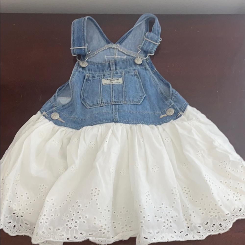 24m Oshkosh eyelet skirt jumper